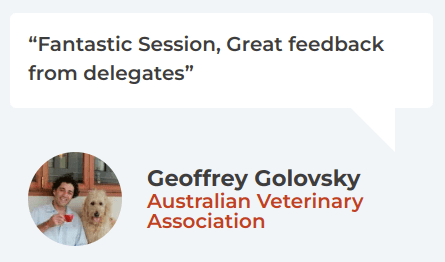 A testimonial from Geoff Golovsky