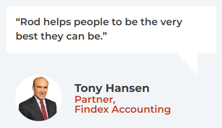 A testimonial from Tony Hansen